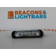 LAP Electrical ELED6A Slimline 6 LED 10/30v Amber Strobe PN: ELED6A